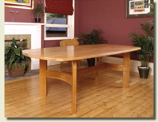 Contemporary handmade furniture - Cherry dining table